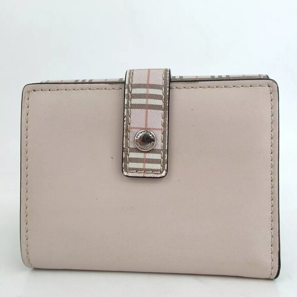 Burberry Pink and Beige Plaid Wallet!EXCELLENT CONDITION! Like new. - Picture 2 of 12